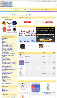 Product picture  Auction Site Software Best Clone Ebay PHP Script